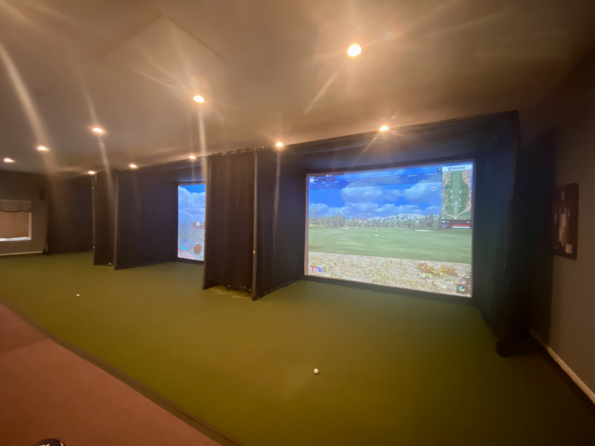 A photo of the Golf Simulators at Fox Run Golf Club in Johnstown NY